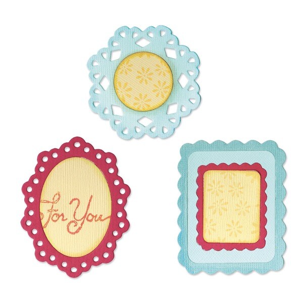 Sizzix Sizzlits Decorative Frames Dies (Set of 3)   13718976