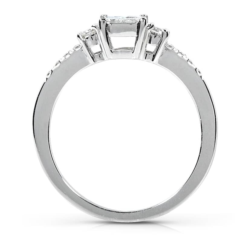 Annello by Kobelli 14k White Gold 1/2ct TDW Diamond Bridal Ring Set