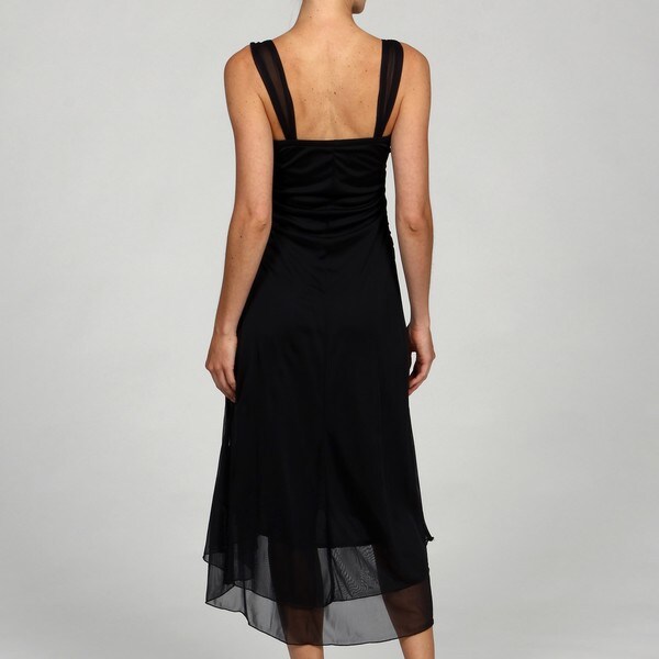 Scarlett Women's Mesh Multi Layered Dress - Overstock™ Shopping - Top ...