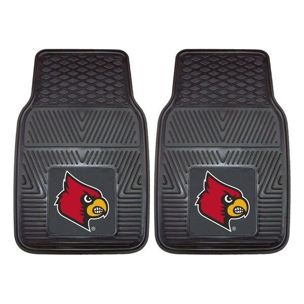University of Louisville 2 Piece Vinyl Car Mat Set 17"x27"