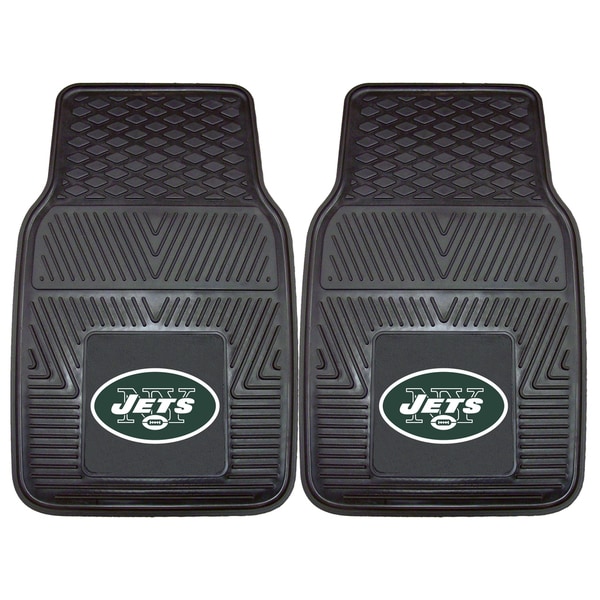 Fanmats New York Jets 2 piece Vinyl Car Mats Fanmats Floor Mats