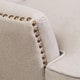 preview thumbnail 3 of 7, Tafton Tufted Natural Fabric Club Chair by Christopher Knight Home