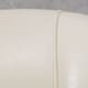 preview thumbnail 4 of 5, Austin Ivory Bonded Leather Club Chair by Christopher Knight Home