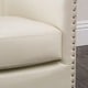 preview thumbnail 5 of 5, Austin Ivory Bonded Leather Club Chair by Christopher Knight Home