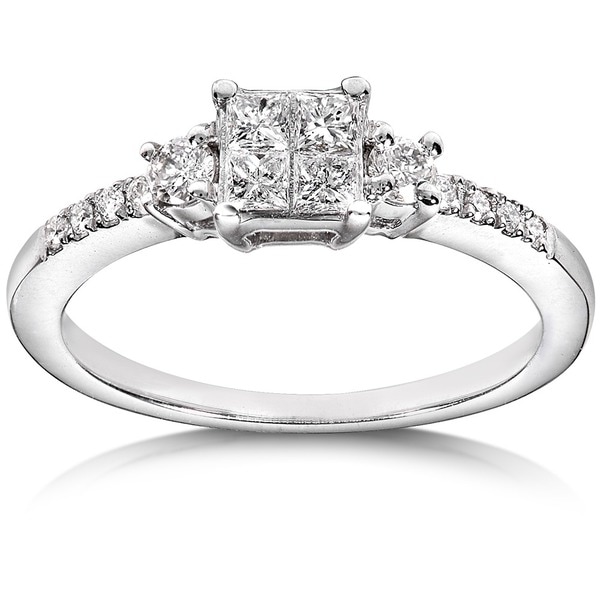 Shop Annello by Kobelli 14k White  Gold  3 8ct TDW Diamond 