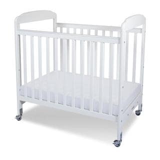 Foundations Serenity Clearview Adjustable Compact Crib with Mattress