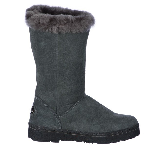 charcoal suede boots