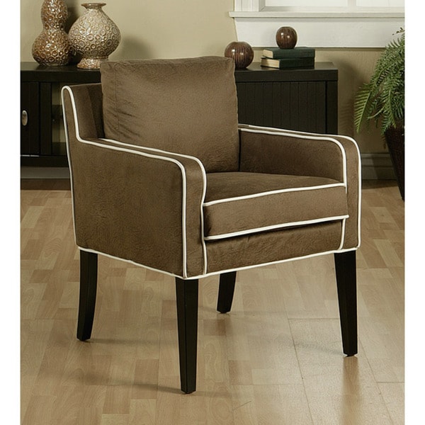 microsuede club chair