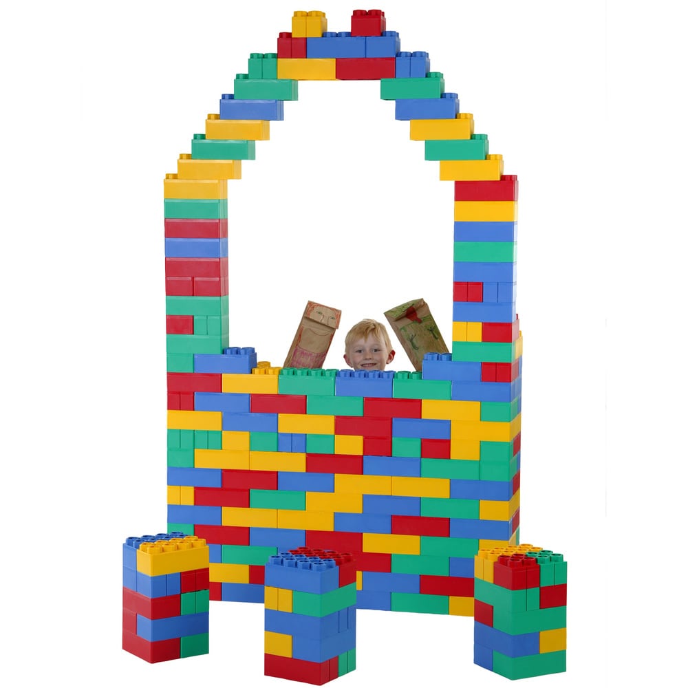 Kids Adventure 192-piece Building Construction Jumbo Blocks Set