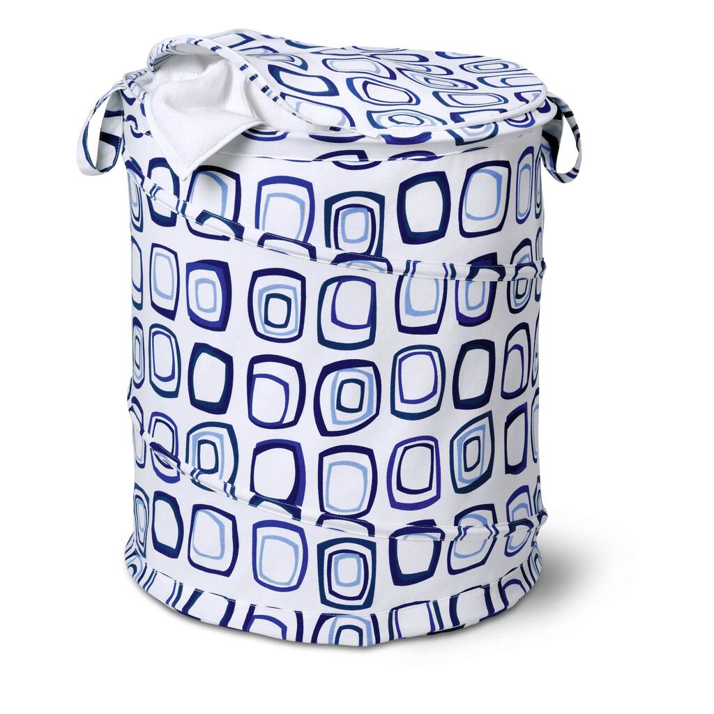 Honey Can Do HMP-01137 Pop-open Spiral Hamper