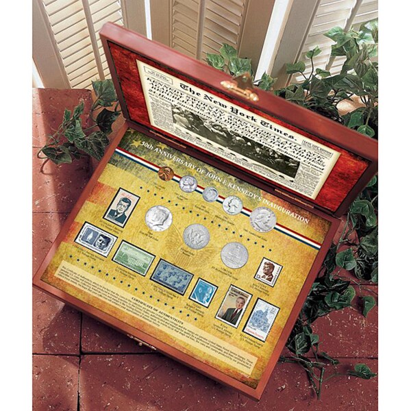 American Coin Treasures JFK's 50th Aniversary Inauguration Coin and Stamp Collection