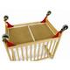 preview thumbnail 2 of 1, First Responder Natural Clearview Crib with Evacuation Frame