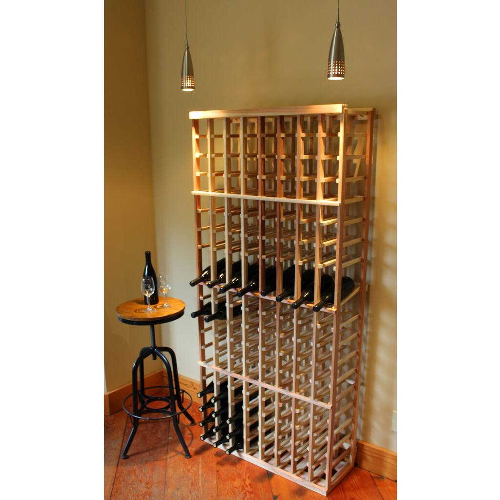 Redwood 6-foot 136-bottle Wine Rack
