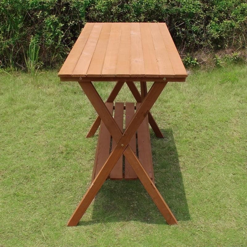 Merry Products Wood Console Table/ Potting Bench