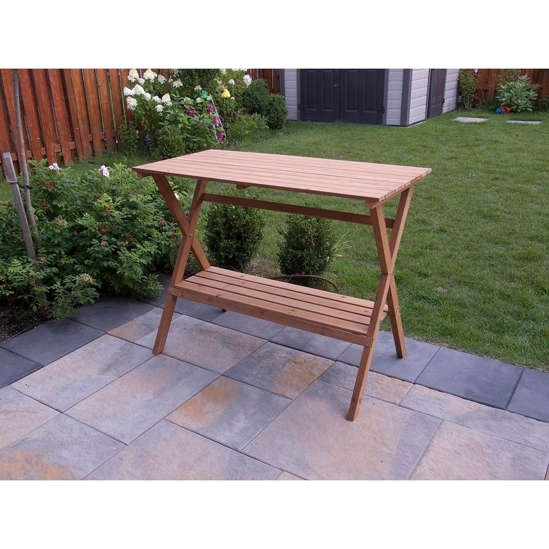 Merry Products Wood Console Table/ Potting Bench