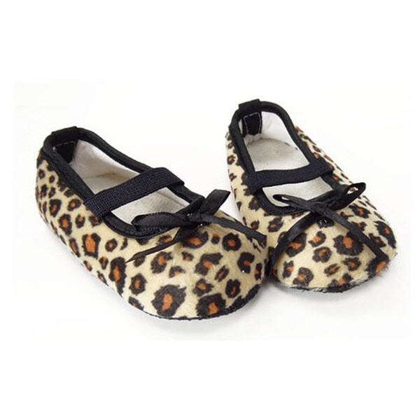 Shop Brown Leopard Infant Girl Crib Shoes Free Shipping On Orders