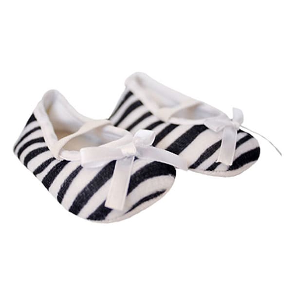 Shop Black and White Zebra Infant Girl Shoes Free Shipping On Orders