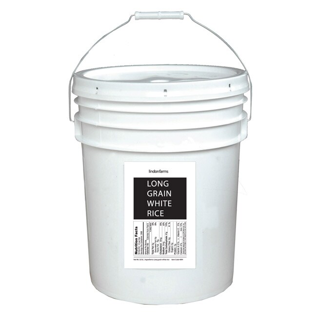 Lindon Farms 5gallon Pail Long Grain White Rice Free Shipping Today