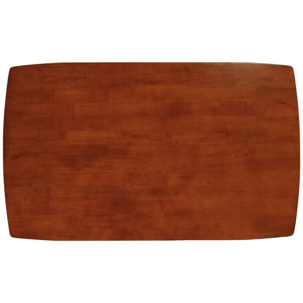 Furniture of America Burwood Antique Black and Oak Solid Wood Dining Table (As Is Item) Bed