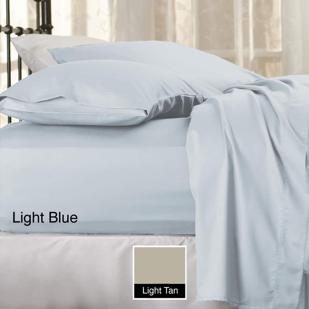 Sealy Cotton Sateen 300 Thread Count 6-piece Sheet Set