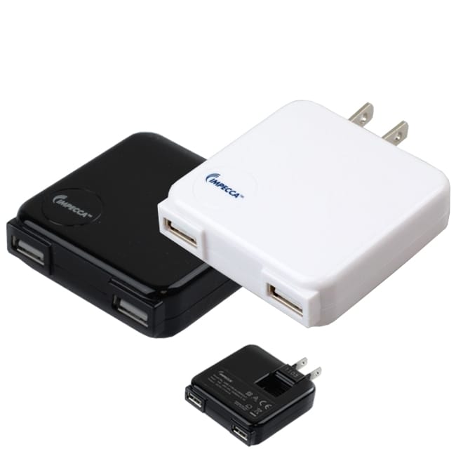 Impecca USB 210 10 watt Dual USB Power Adapter   13734193  