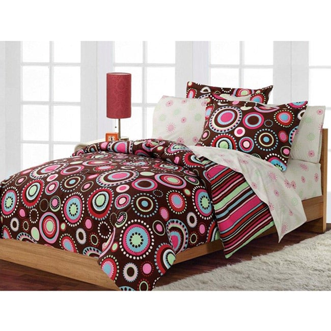 Gypsy 7 piece Queen size Bed In A Bag With Sheet Set