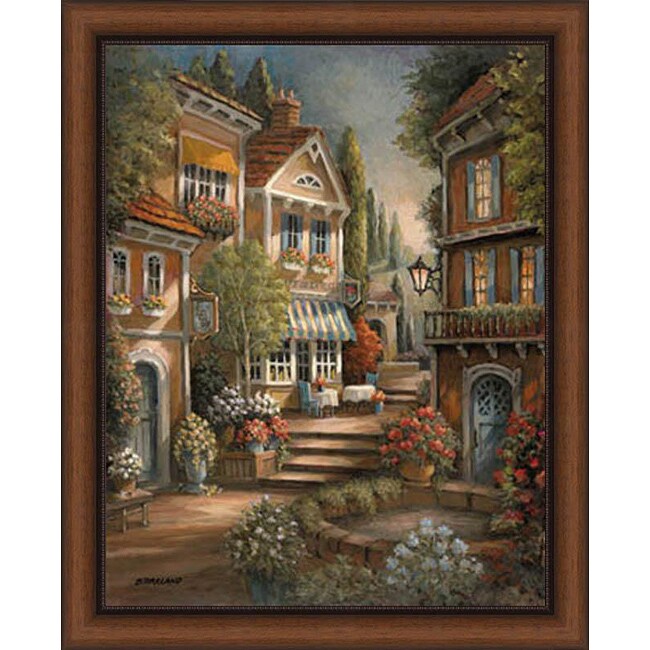 Shop George Bjorkland 'Street Steps I' Framed Print Art - Free Shipping ...