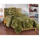 preview thumbnail 1 of 5, Dream Factory Geo Camo Full 7-piece Bed in a Bag with Sheet Set