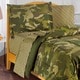 preview thumbnail 3 of 5, Dream Factory Geo Camo Full 7-piece Bed in a Bag with Sheet Set