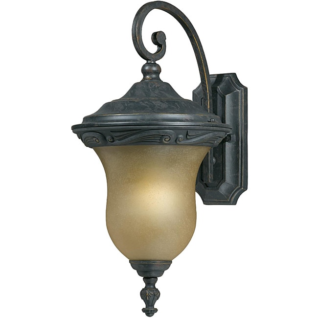 Energy Saving Outdoor 1 light Bronze Wall Sconce