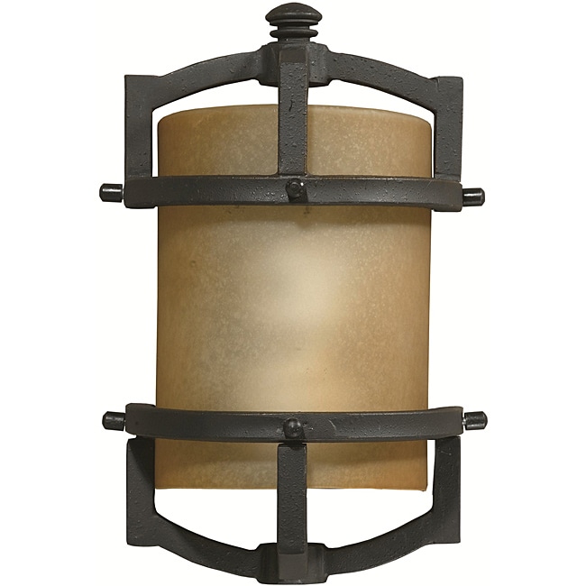 Energy Saving Outdoor 1 light Bronze Wall Sconce