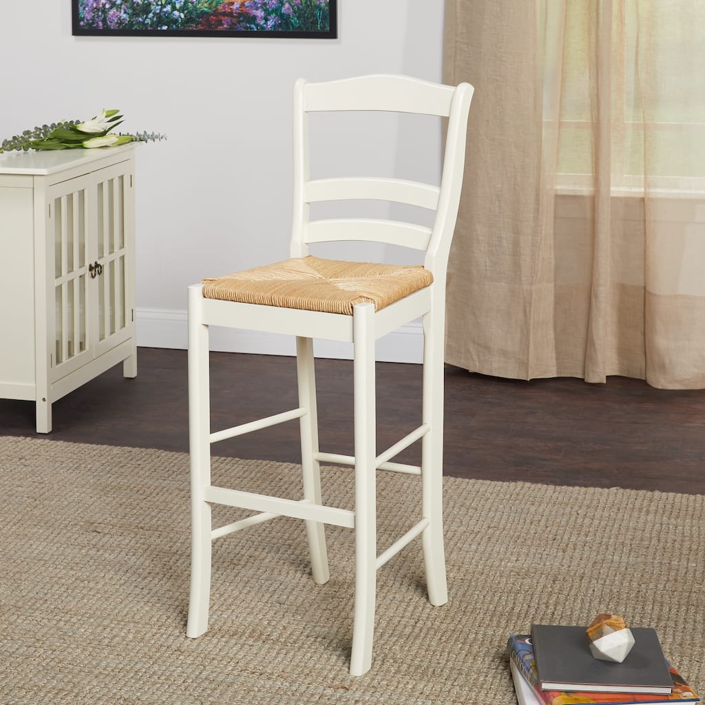 Simple Living Rubber Wood 30-inch Parker Bar Stool