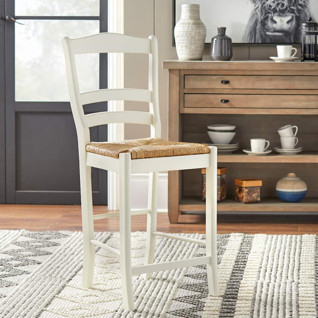 Simple Living Rubber Wood 24-inch Parker Counter Stool