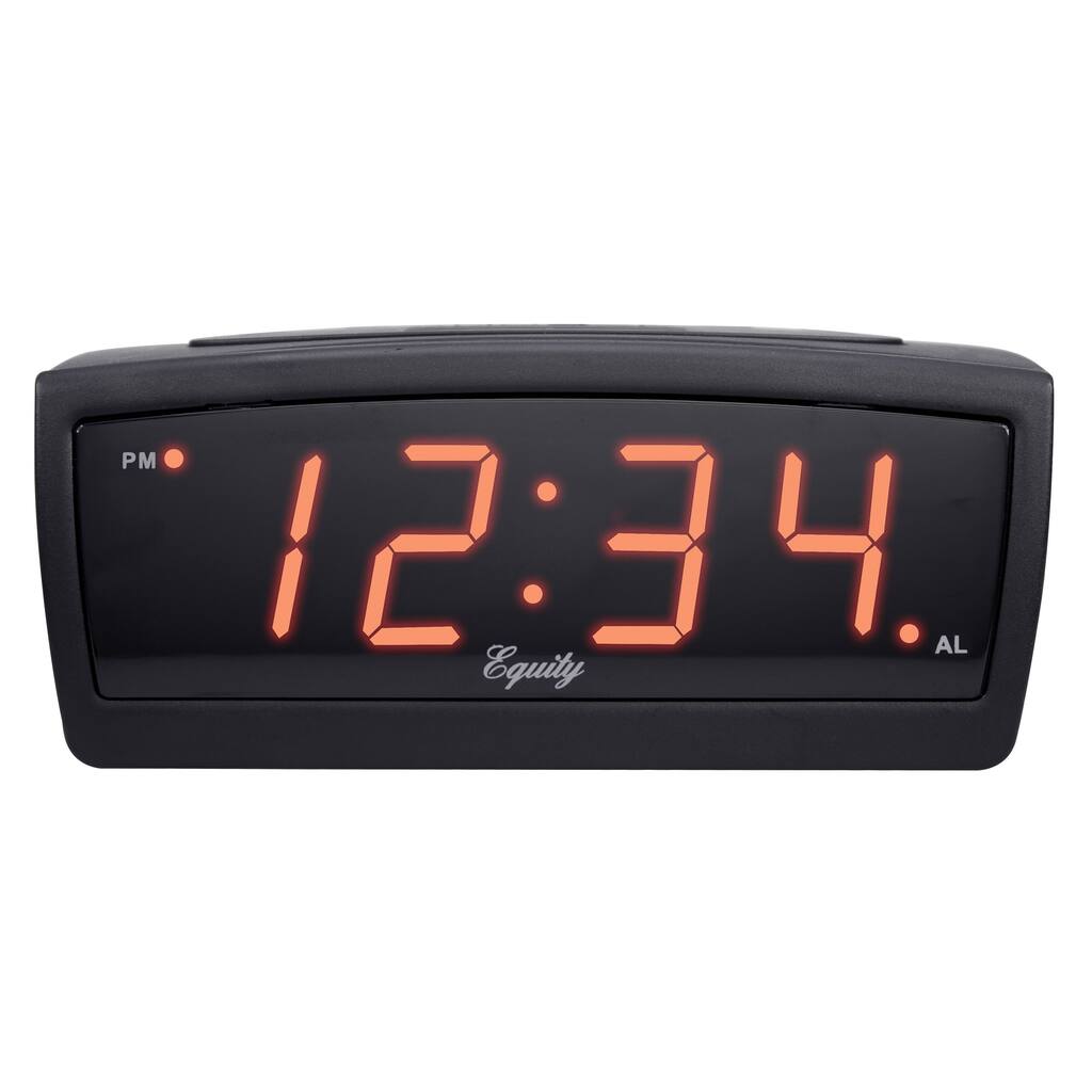 Equity by La Crosse 30902 12V LED travel "Trucker's" alarm clock