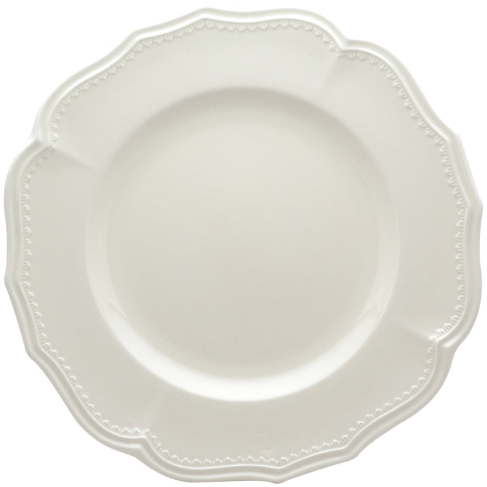 Red Vanilla Classic White Dinner Plates 11.25" Set/4