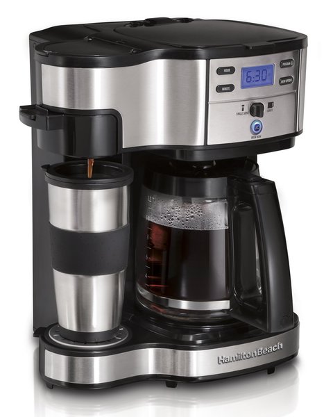 Hamilton Beach 49980Z Two-way Brewer Single Serve and 12-cup