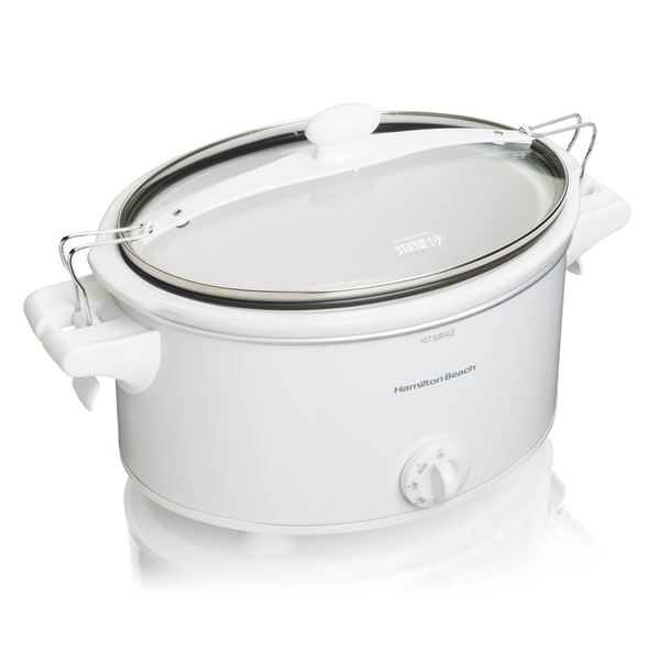 hamilton beach slow cooker white