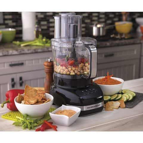 Hamilton Beach Big Mouth Dual Bowl Food Processor - Black