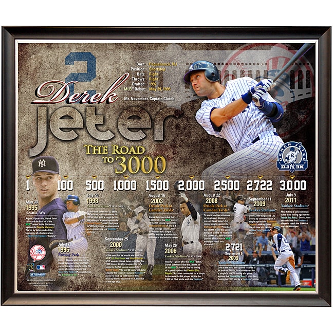 Steiner Sports Derek Jeter 3,000th Hit Collage