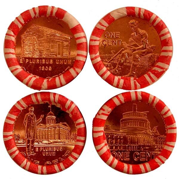 Shop Complete 2009 Lincoln Penny Roll Set Free Shipping On