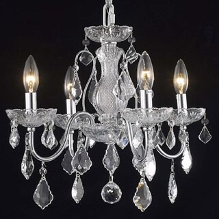 Somette St. Francis Collection 2015 4-light Chandelier (St. Francis Collection) - Chandeliers For Bedrooms by Overstock.com