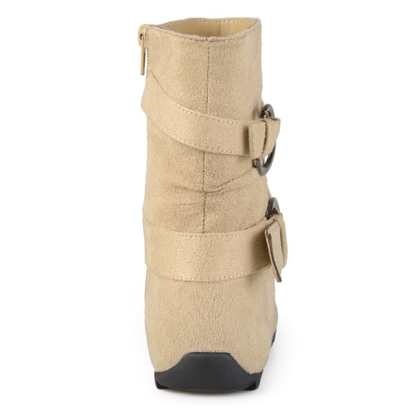 Girls Cutie Mid Wedge Ankle Boots