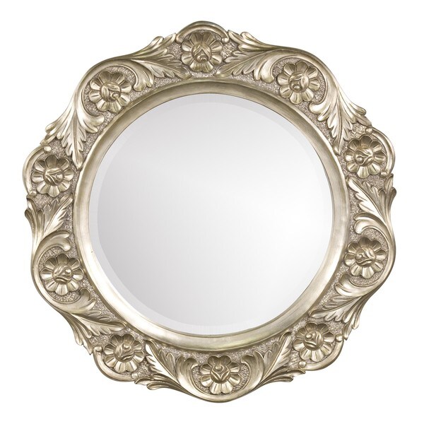 Simon Antique Silver Leaf Mirror - Free Shipping Today - Overstock.com ...