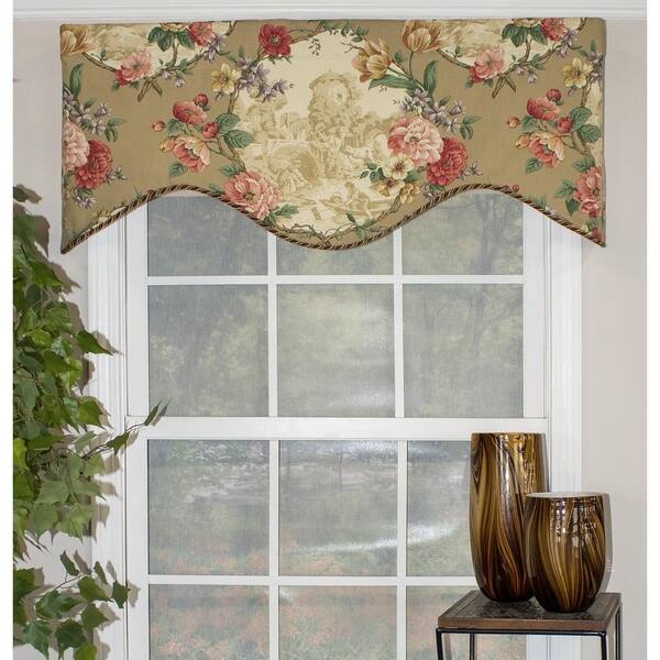 Shop Rlf Home Antique Toile Cornice 50 Window Valance Multi