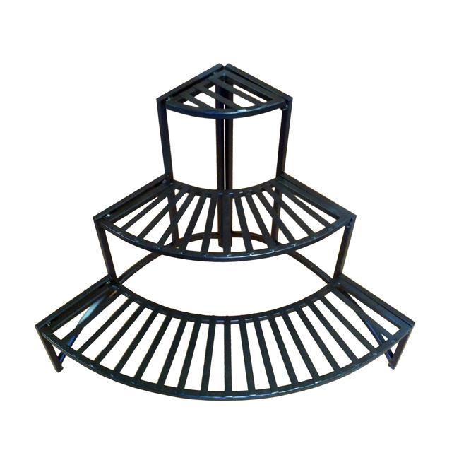 Folding Corner Three layer Plant Stand