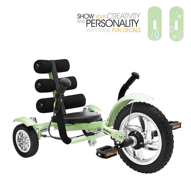 Mobo Mini Green 12 inch Luxury 3 wheeled Cruiser