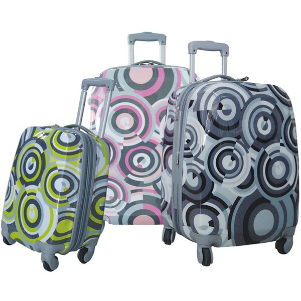 Olympia Picasso II (2 Carry-On) 3-piece Expandable Hardside Spinner ...