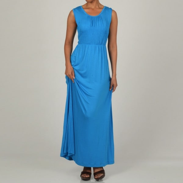 Robbie Bee Womens Aqua Maxi Dress  ™ Shopping