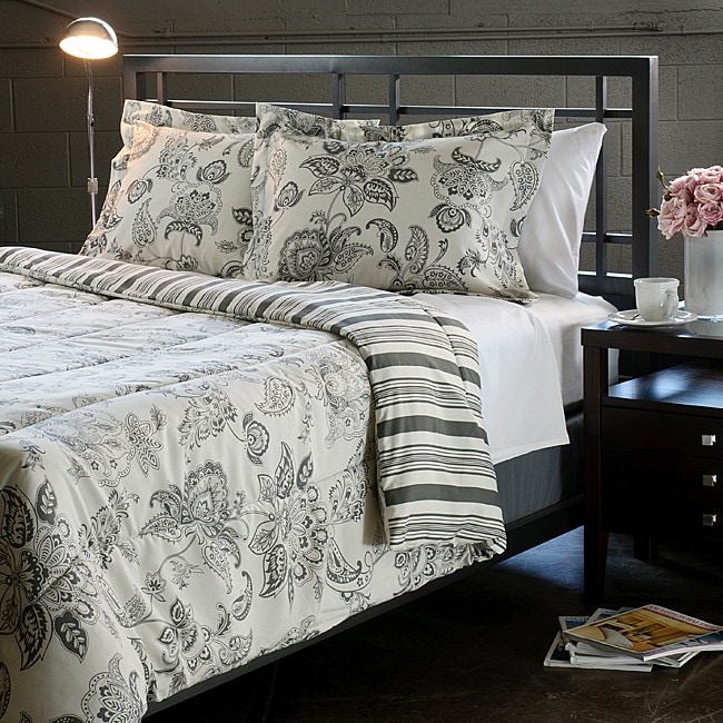 Cordoba Grey Full/ Queen size Comforter Set  