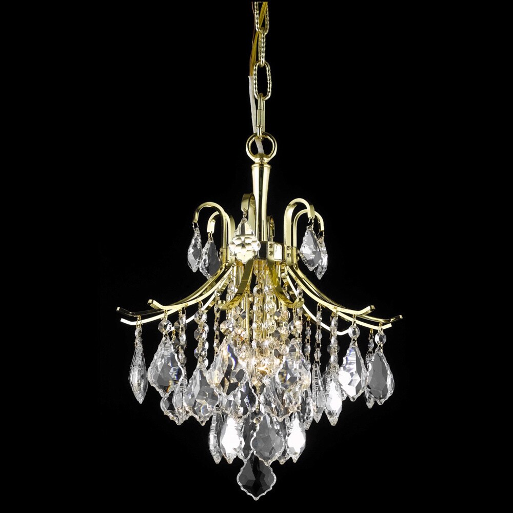 Christopher Knight Home Crystal Gold 6 light 64948 Collection Chandelier
